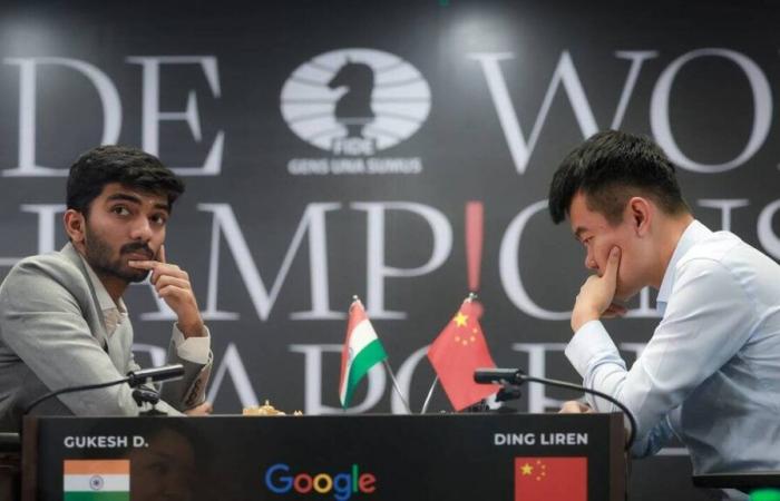 Chess. No winner yet in an undecided Worlds final between Ding and Gukesh