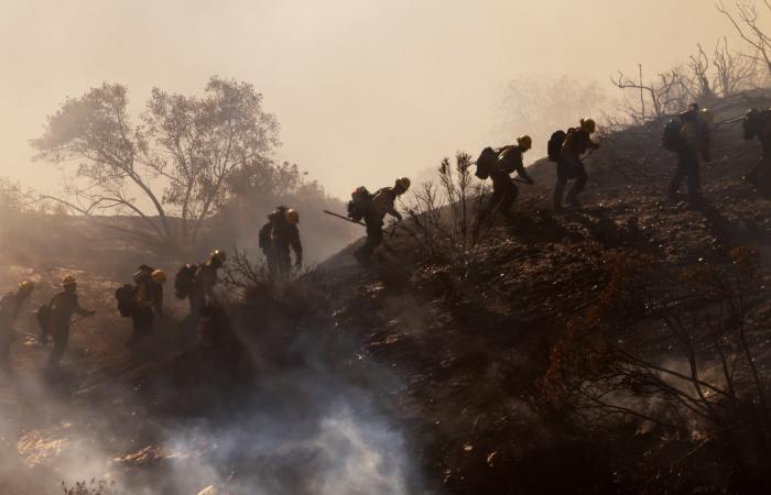 the impressive images of the megafire in Malibu, where thousands of residents were evacuated