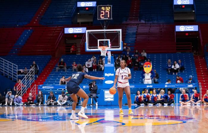 Balanced scoring, 20 team assists lead Kansas to 30-point win over Kansas City | News, Sports, Jobs