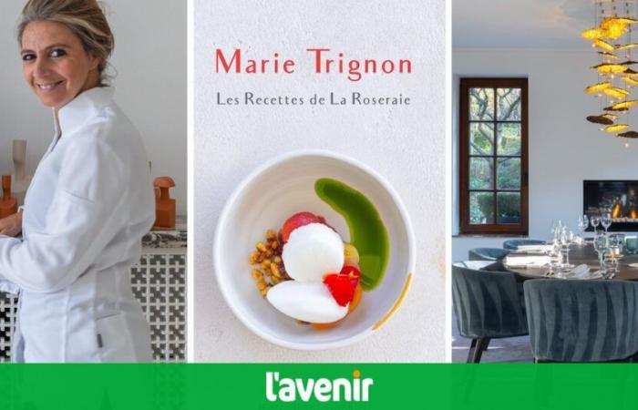 The first recipe book by Marie Trignon, starred chef at La Roseraie in Modave: “Family recipes revisited”