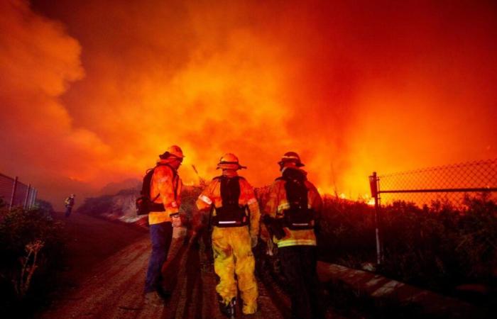 In the hell of the Franklin Fire, the terrible images of the fire in Malibu