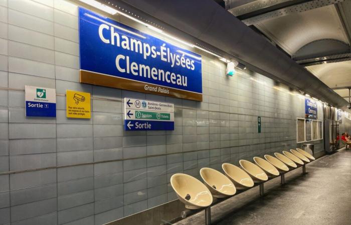 Why is the Champs-Elysées metro station closed Thursday December 12 and Friday December 13?