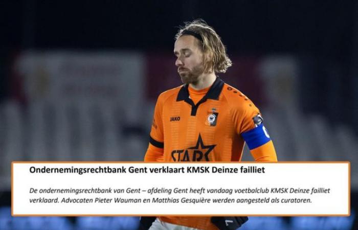 End of the soap: KMSK Deinze is bankrupt