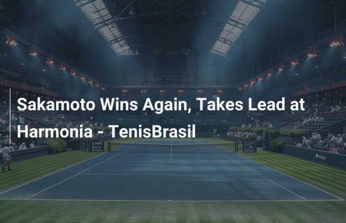 Sakamoto Wins Again, Takes the Lead at Harmonia – TenisBrasil