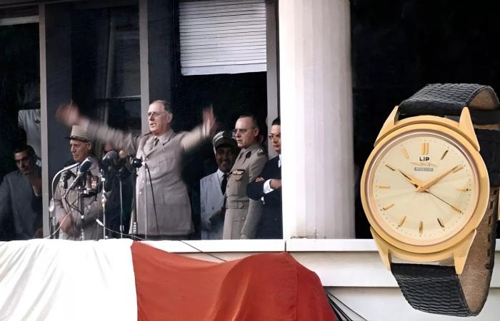 General de Gaulle’s gold LIP watch put up for auction in Paris