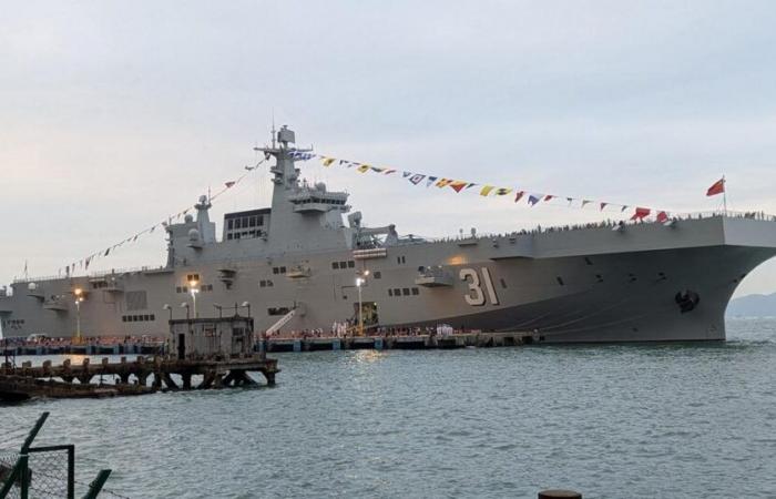 Around Taiwan, Beijing deploys the largest war fleet in thirty years