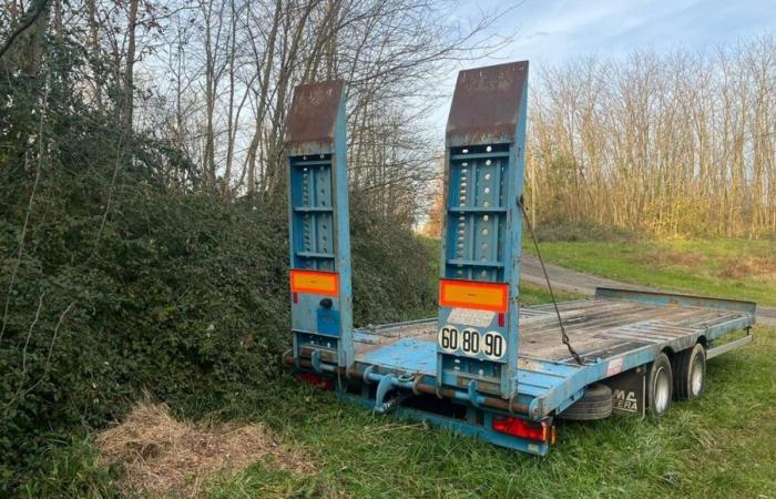 A Dordogne company finds its stolen trailer after an appeal on France Bleu Périgord