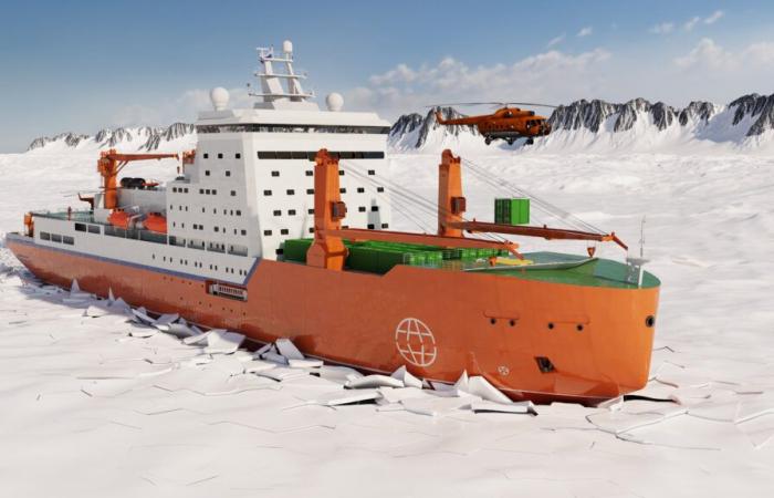 Russia is building its largest polar science ship