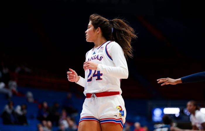 KU women cruise to 9-1 record via 30-point win over KC