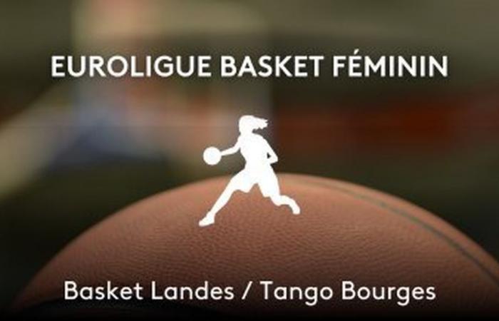 the clash between Basket Landes and Tango Bourges for the second round