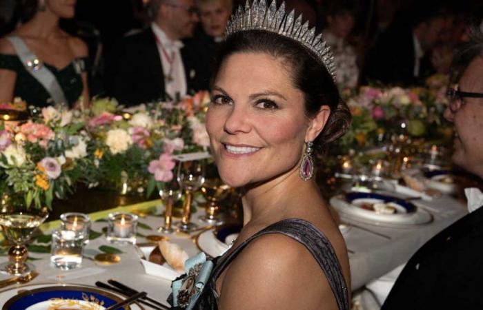 The banquet menu served to the Swedish royal family and Nobel laureates in photos