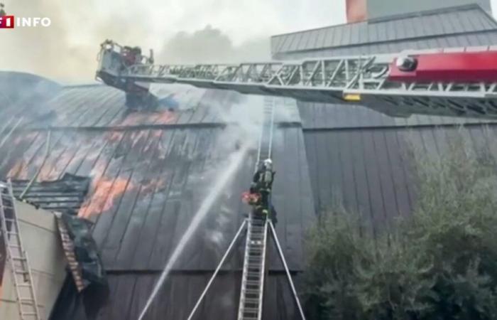 “We are devastated”: images of the roof of the Church of Saints Francis on fire in Montpellier