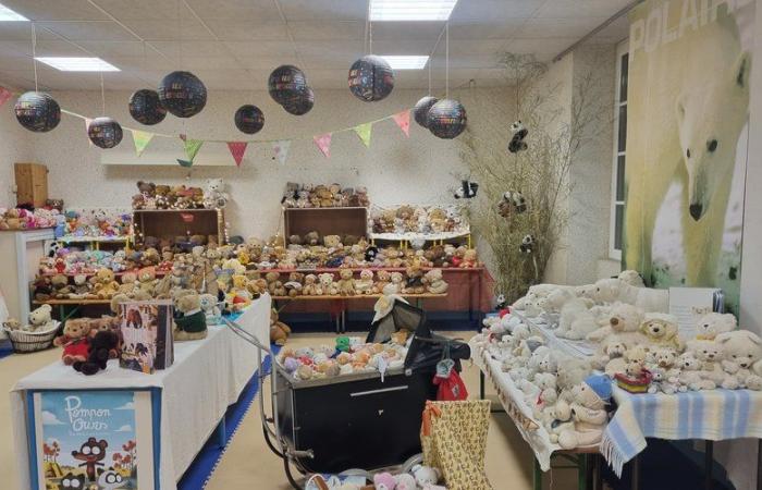 Cavagnac. An unusual display of 400 stuffed animals