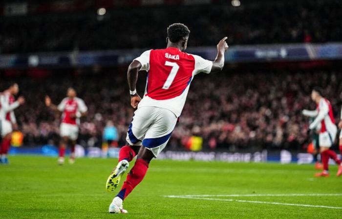 Bukayo Saka is a hero at Arsenal after an easy win against Monaco, with AC Milan overtaking Red Star with great difficulty