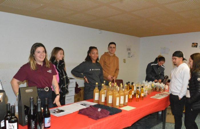 Sainte-Livrade-sur-Lot. Great success for the 1st Christmas market for agricultural apprentices