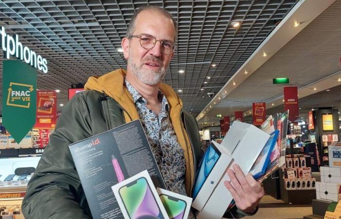 This Le Havre resident had Fnac all to himself for 70 seconds, to win 7,000 euros in gifts