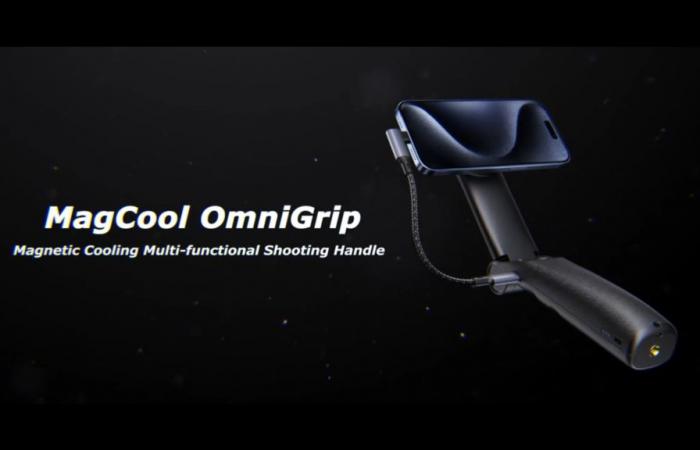 JSAUX’s OmniGrip MagCool debuts as a smartphone camera grip with built-in storage and lighting