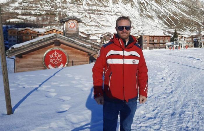 (3/5) Paul Schroeder, from the Val d’Isère ski school: “We teach on the slopes of Bronzés skiing”