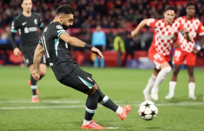 Girona 0-1 Liverpool: Mohamed Salah penalty after VAR overturn puts Reds on brink of Champions League last 16 | Football News