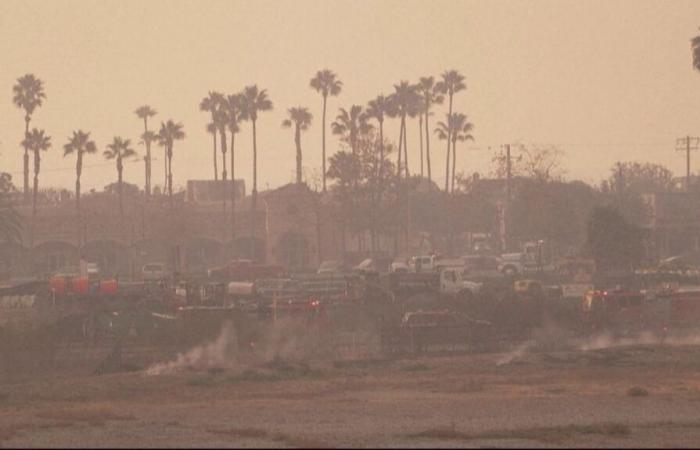 a fire in Malibu, more than 1,150 hectares ravaged