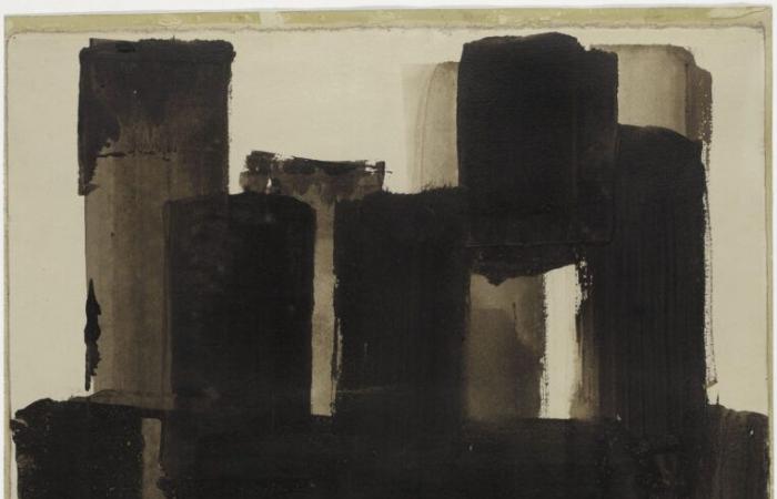 Pierre Soulages exhibition at the Luxembourg Museum