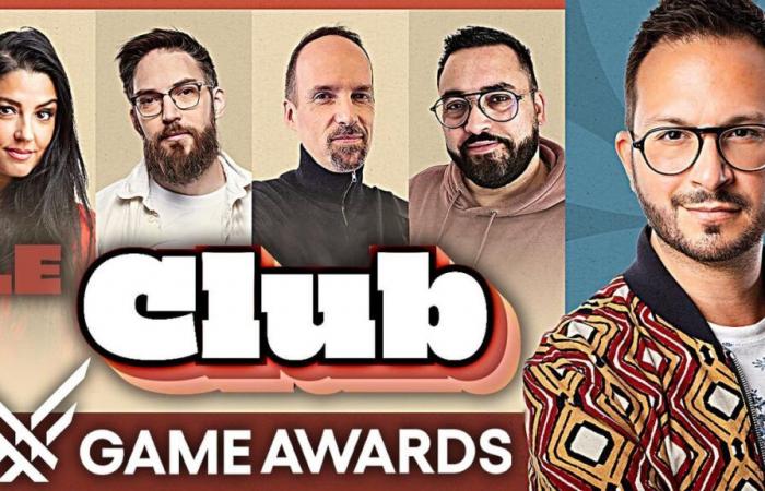 See you this evening at 10 p.m. for a special Le Club show dedicated to the Game Awards with JV, Julien Chièze, Carole Quintaine and Maxildan