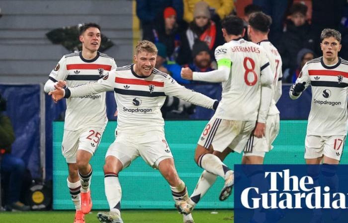 Højlund double seals comeback win for Manchester United over Viktoria Plzen | Europa League