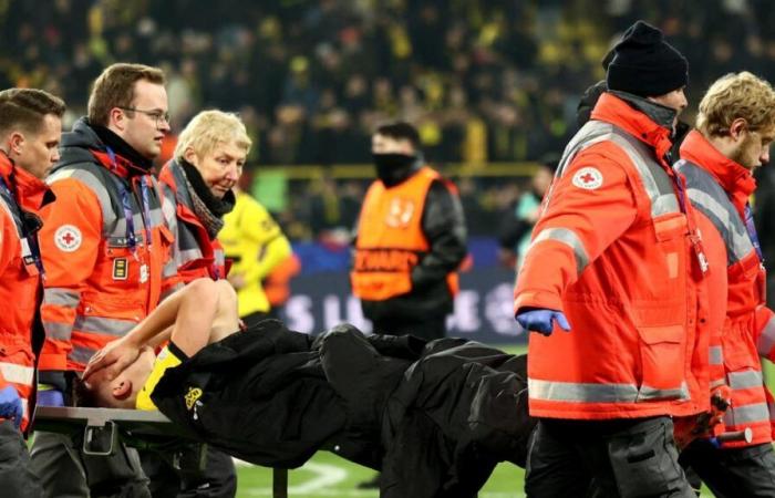 Nico Schlotterbeck: The BVB defender is carried off the pitch with tears on his face