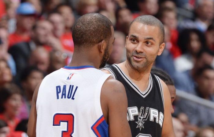 Chris Paul explains why he joined the Spurs in interview with Tony Parker