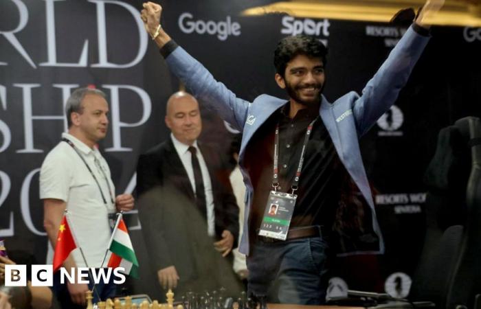 Indian teen,18, becomes youngest-ever world chess champion