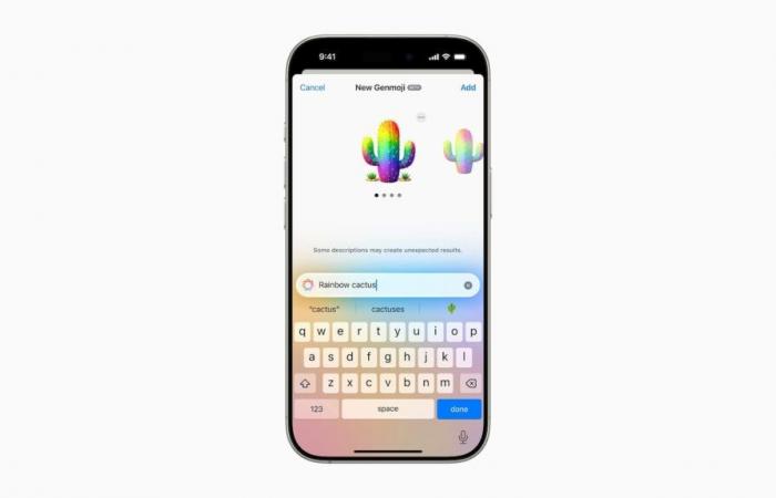 Apple rolls out new ‘Genmoji’ feature powered by AI