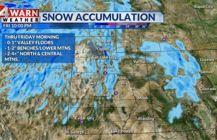 Active weather on its way back to Utah