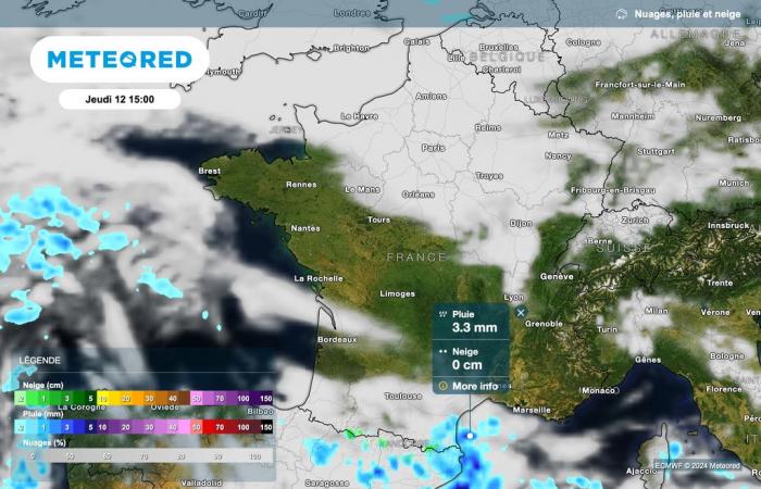 our maps indicate the return of rainy weather in certain regions of France! Where will it rain?