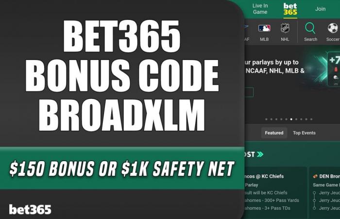 Bet365 bonus code BROADXLM: $150 Bonus for Rams-49ers Thursday Night Football