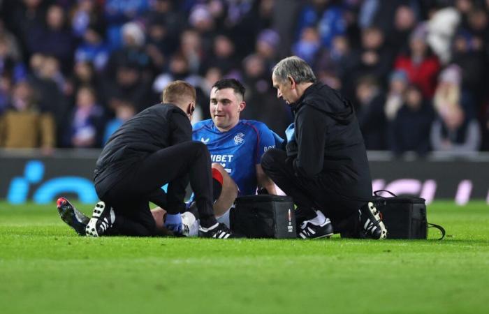 Philippe Clement gives John Souttar injury update as Rangers hero limps off against Spurs