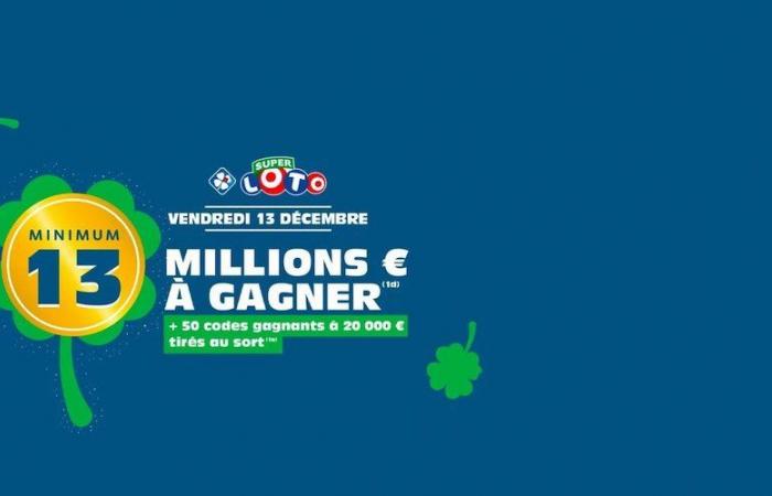 Super Loto FDJ: A jackpot of €13 million and 50 winners guaranteed this Friday the 13th!