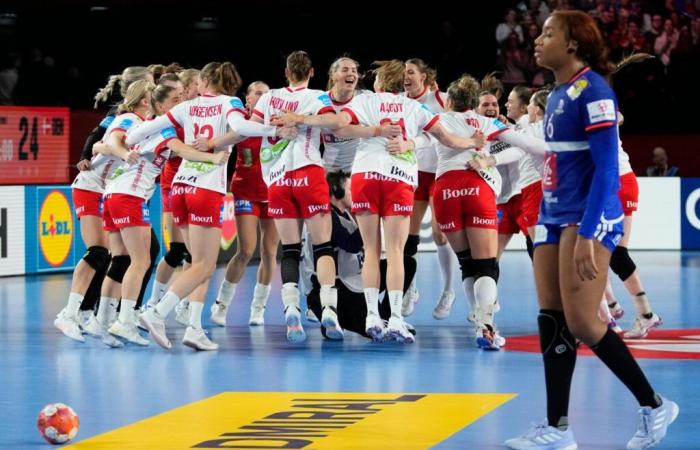 the summary of the elimination of the Bleues in the semi-final of the women's handball Euro