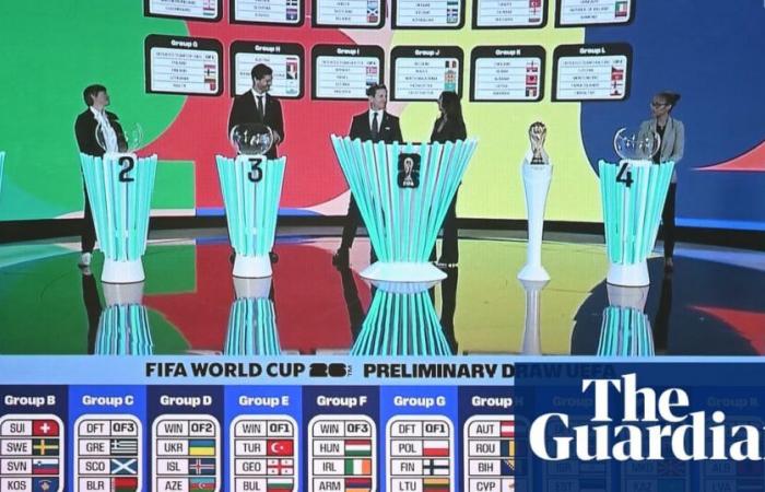 England face Serbia and Albania, Wales draw Belgium in World Cup qualifying | World Cup 2026 qualifiers