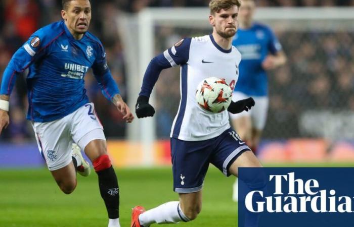 Postecoglou claims Werner’s first-half performance for Spurs ‘not acceptable’ | Tottenham Hotspur