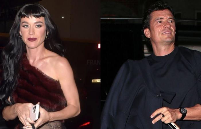 Katy Perry Pairs New Micro Bangs With Sheer Dress During Night Out in London With Orlando Bloom | Hair, Katy Perry, Orlando Bloom, Sheer | Just Jared: Celebrity News and Gossip