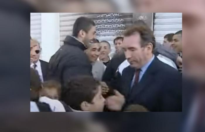 the day new Prime Minister François Bayrou slapped a child in front of the cameras (video)