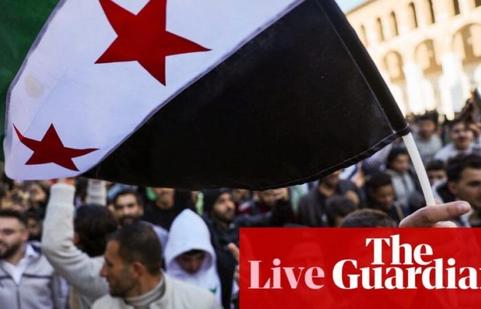 Middle East crisis live: rebel leader urges Syrians to take to the streets to celebrate ‘revolution’ | Syria