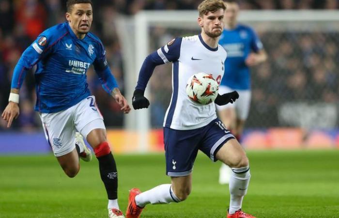 Timo Werner: Ange Postecoglou slams forward’s ‘unacceptable’ performance in Tottenham’s Europa League draw with Rangers | Football News