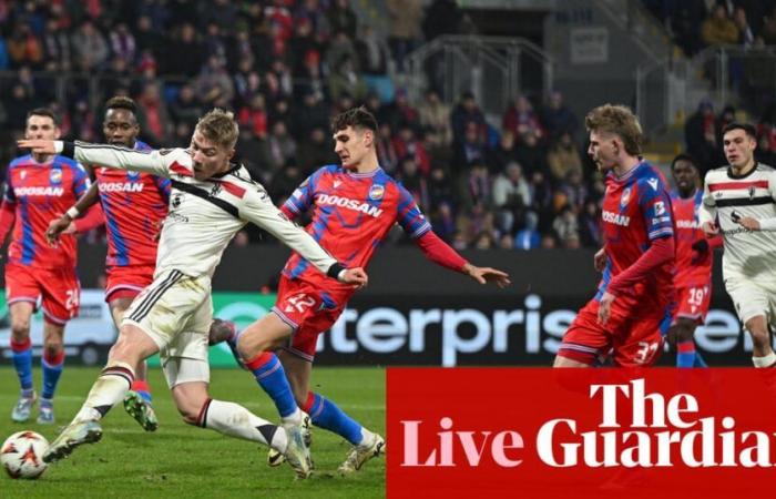 Viktoria Plzen v Manchester United: Europa League – as it happened | Europa League