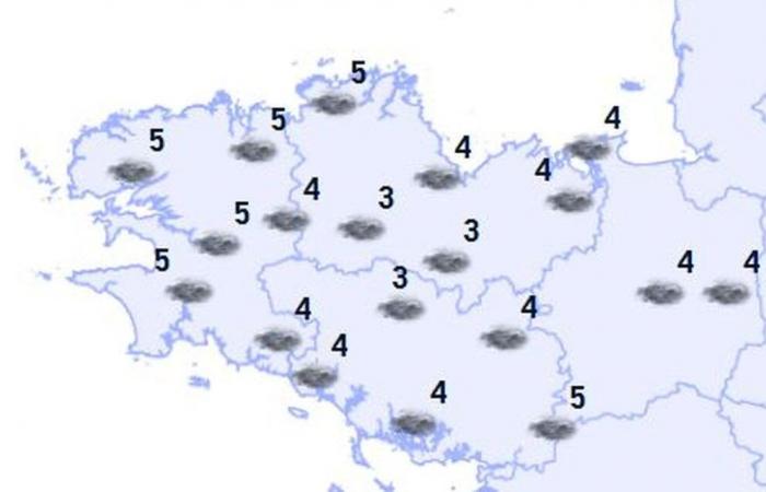 Weather in Brittany: winter temperatures this Friday