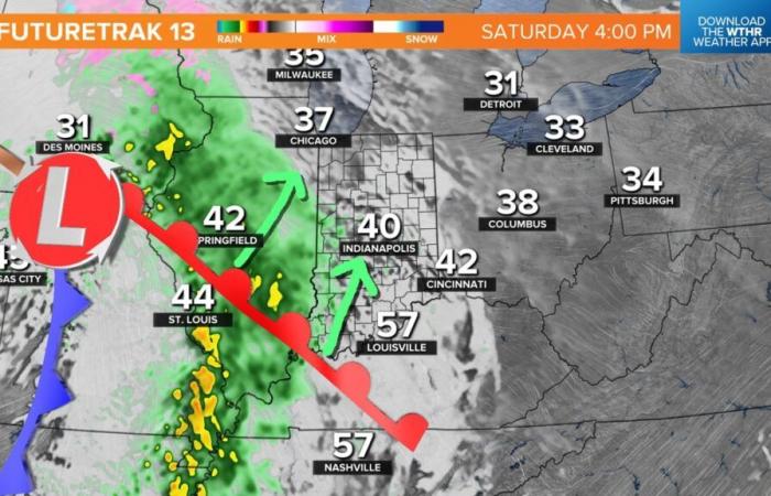 Weekend rain timeline, how much to expect