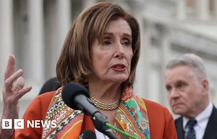 Nancy Pelosi in hospital after injury on overseas trip