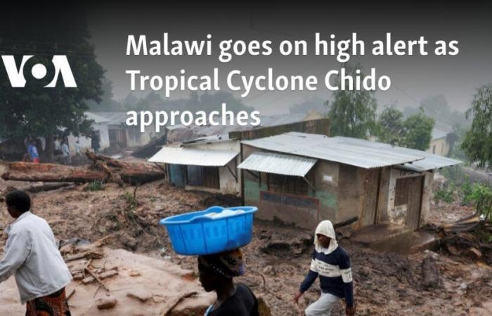 Malawi goes on high alert as Tropical Cyclone Chido approaches