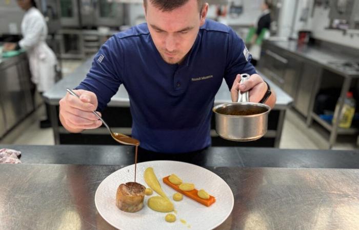 The 100% Pays de Vitré Christmas menu from this chef candidate for the Michelin star