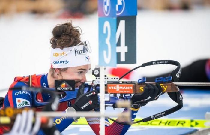 With a perfect shot, Lou Jeanmonnot flies over the first pursuit of the biathlon season in Hochfilzen